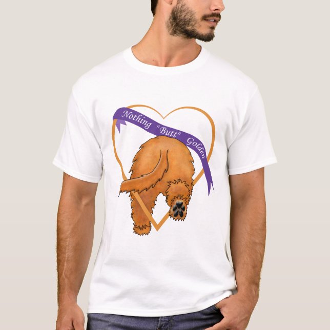 T-shirt Rien n'aboutent la pièce en t pourpre d'or de (Devant)