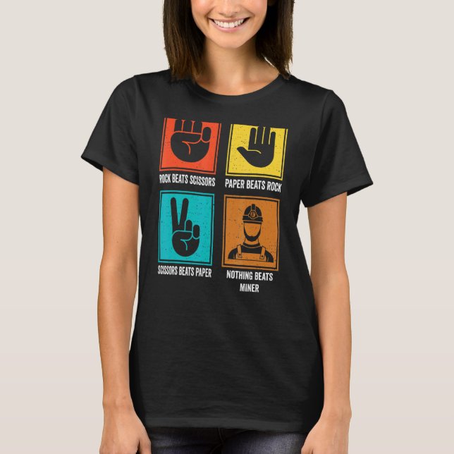 T-shirt Rien ne bat le géologue Miner Mineworker Rock Chas (Devant)