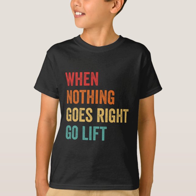 T-shirt Rien Ne Va Bien - Légende De Construction Physique (Devant)
