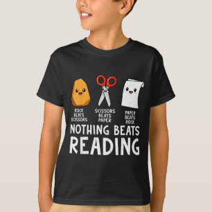 T-shirt Rien ne vaut la lecture d'un rock papier ciseaux d