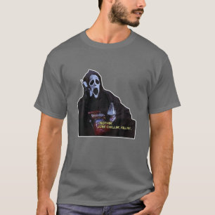 T-shirt Rien Que Chillin Killin Crie Ghost Watch Hor