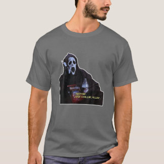 T-shirt Rien Que Chillin Killin Crie Ghost Watch Hor