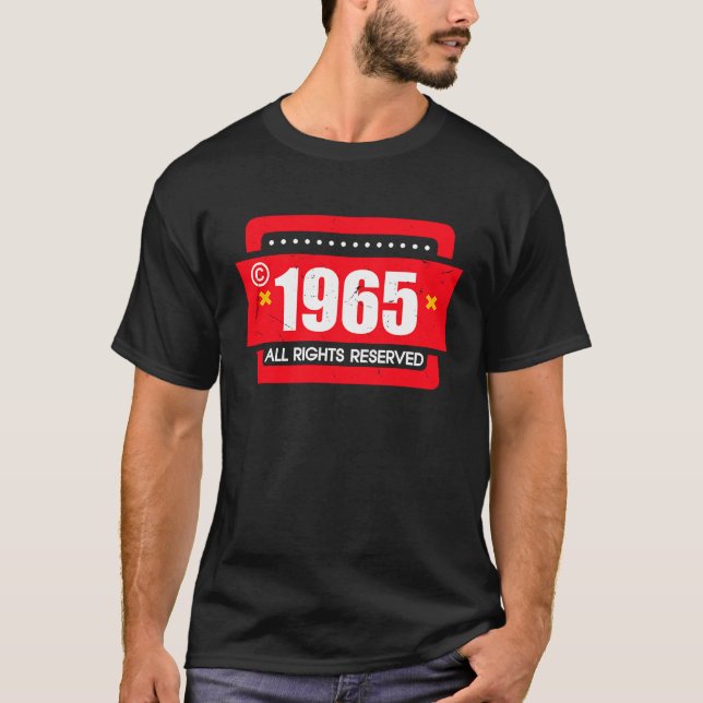 T-shirt right 1965 All Rights Reserve (Devant)