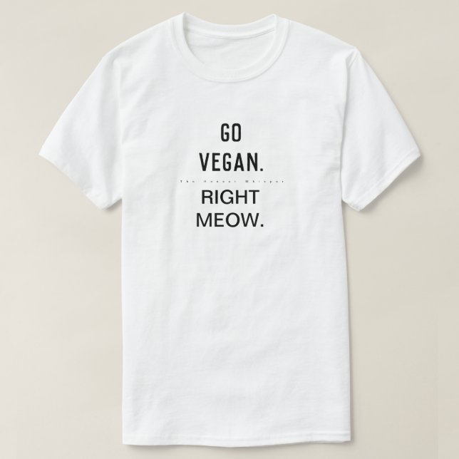 T-shirt Right Meow. (Design devant)