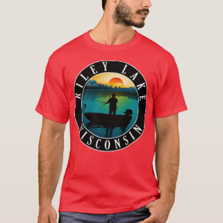 T-shirt Riley Lake Wisconsin Pêche