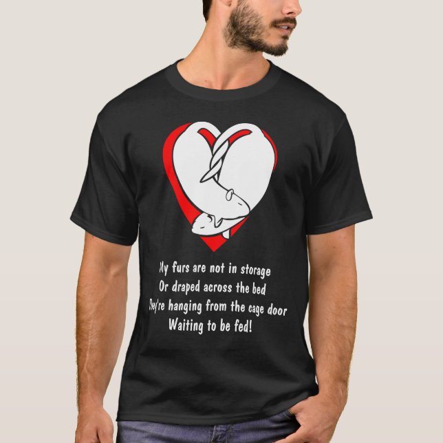 T-shirt Rime de fourrures avec des rats (Devant)