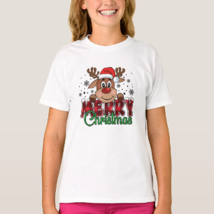 T-shirt Rindeer Festif, Joyeux Noël