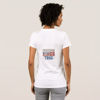 T-shirt Ring de liberté vrai