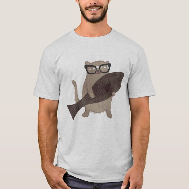 T-shirt ringard mignon de chat (Devant)