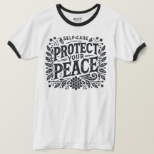 T-shirt Ringer masculin pour la paix grâce à l'aut