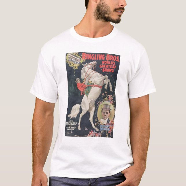 T-shirt Ringling Bros. /Madame Ada Castello (Devant)