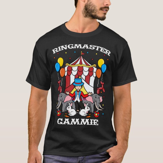 T-shirt Ringmaster Gammie Circus Event Staff Ringleader Gr (Devant)