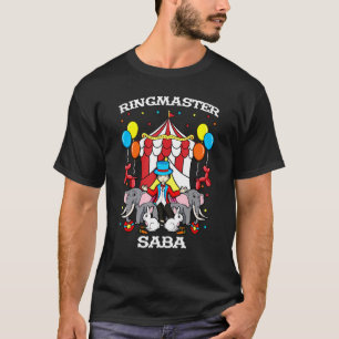T-shirt Ringmaster Saba Circus Personnel de l'événement Ri