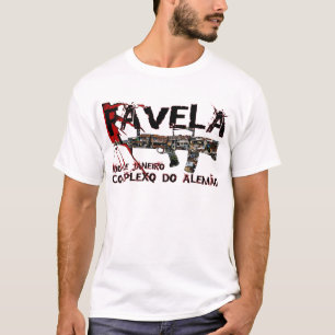 T-shirt Rio de Janeiro Favela (taudis/ville d'hutte)
