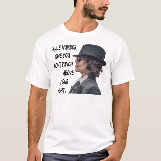 T-shirt RIP Helen Mccrory, tante Polly, Polly Grey, tante  (Devant)