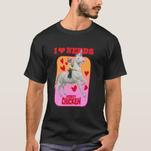 T-shirt Ripple Junction x Robot Poulet I Love Nerds Ridin