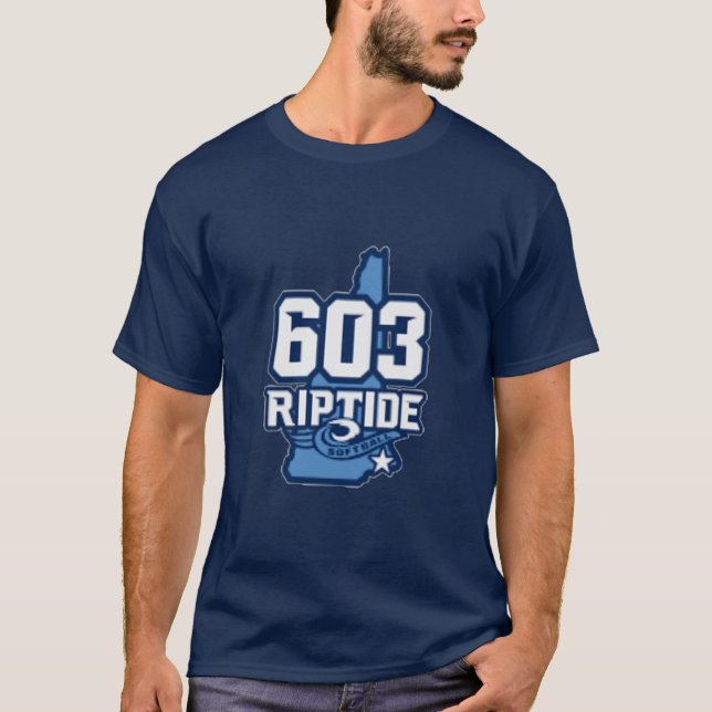 T-shirt Riptide 603 hommes avec nom et numéro (Devant)