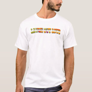 T-shirt Rire à haute voix pour hommes blanc