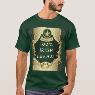 T-Shirt risqué Saint-Patrick 100% Irish Cream