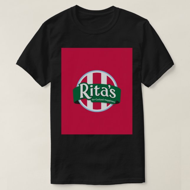 T-shirt Rita&x27 ; s Italian Ice Cafe Apron (Design devant)