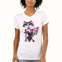 T-shirt Rivah Girl Cat