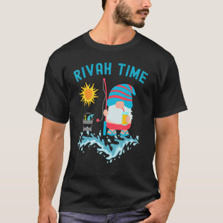 T-shirt Rivah Time Gnome Fishing