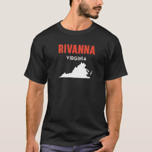 T-shirt Rivanna Virginia USA State America Travel Virginia
