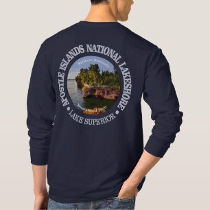 T-shirt Rive d'un lac de ressortissant d'îles d'apôtre