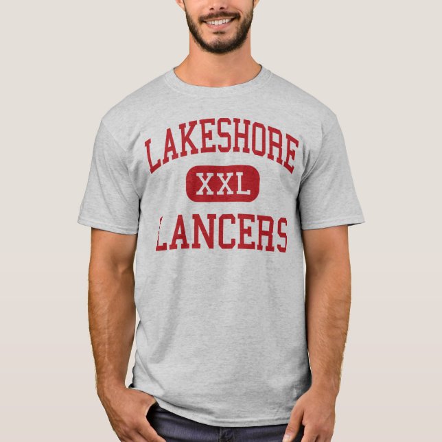 T-shirt Rive d'un lac - Lancers - milieu - Stevensville (Devant)