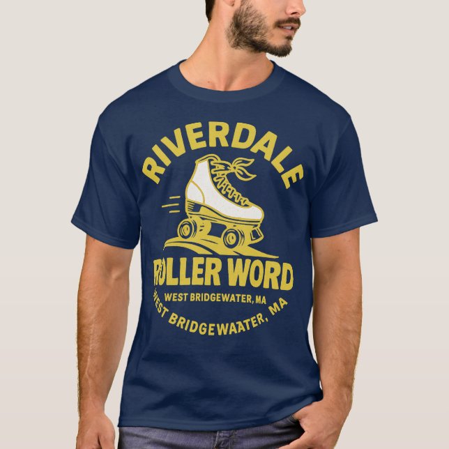 T-shirt Riverdale Roller World Retro 1980 Roller Skating (Devant)