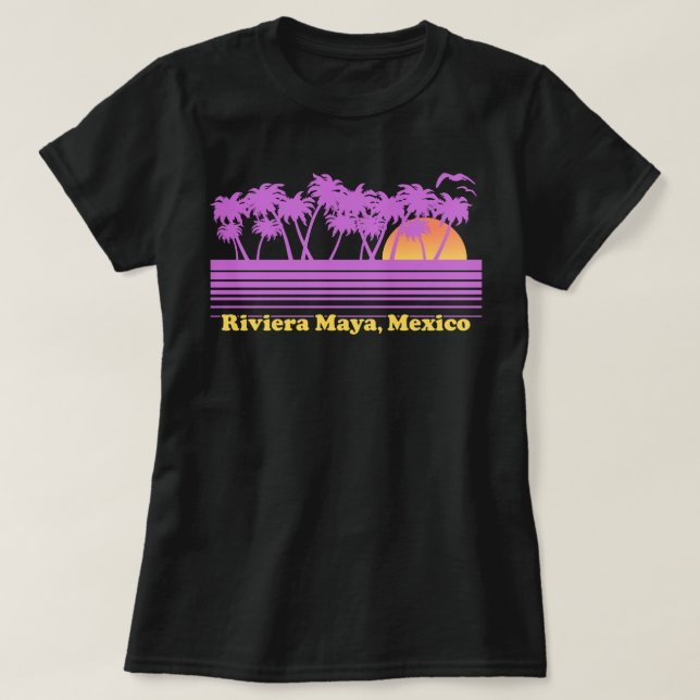 T-shirt Riviera Maya Mexique (Design devant)