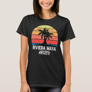 T-shirt Riviera Maya Mexique Vintage Retro Love Fishing Su