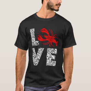 T-shirt Rivière Cajun Crawfish Écherolis Crawfish Boites d