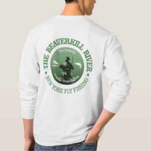 T-shirt Rivière de Beaverkill (pêche de mouche)