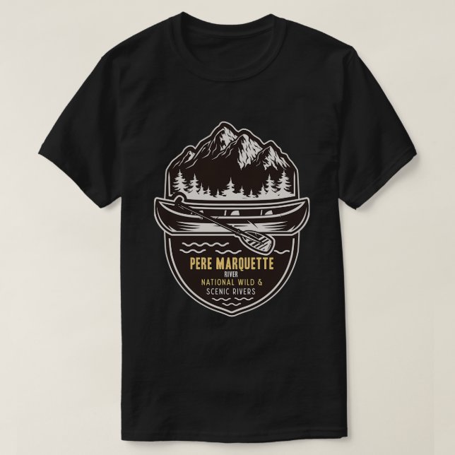 T-shirt Rivière Pittoresque et sauvage nationale de Pere M (Design devant)