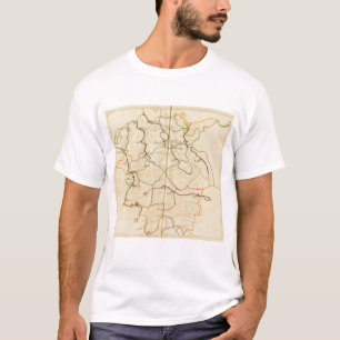 T-shirt Rivières et vallées de l'Allemagne