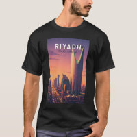 Riyadh Arabie saoudite Illustration Voyage Art Rét