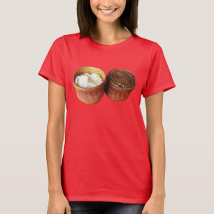 T-shirt Riz épineux [Khao Niao] Thai Lao Food