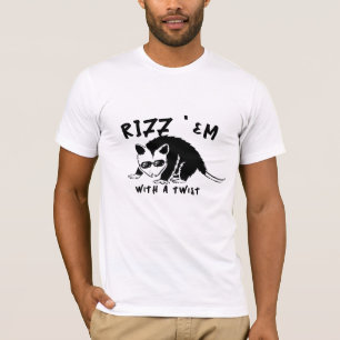 T-shirt Rizz Em with a Twist - Drôle un LOL Funny