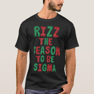 T-shirt Rizz La Saison - Funny Gen Alpha Slang Noël