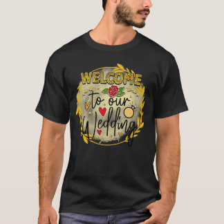 T-shirt Rms011615 bienvenue à notre mariage