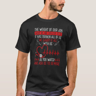 T-shirt RN AIIC Infirmière Appréciation Salle d'urgence In