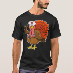 T-shirt RN Nurse Turkey Thanksgiving CNA LPN ARPN LVN BSN