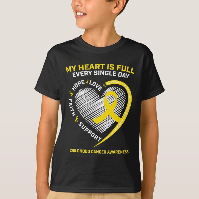 T-shirt RN Oncologiste pédiatrique Sensibilisation au canc (Devant)