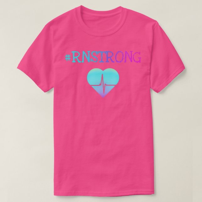 T-shirt RN Turquoise solide (Design devant)