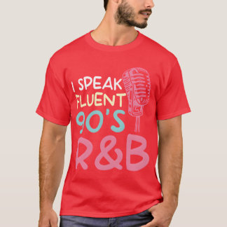 T-shirt RnB des années 90 90 s R et B Drôle de musique gar