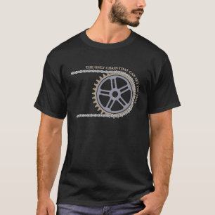 T-SHIRT ROAD VÉLO MT VÉLOS BMX ESSAIS RIDER LA SEULE CHAÎN