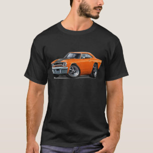 T-shirt Roadrunner 1970 Orange-Noir