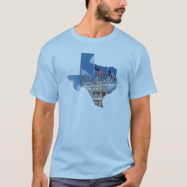 T-shirt Roanoke, TX (Devant)