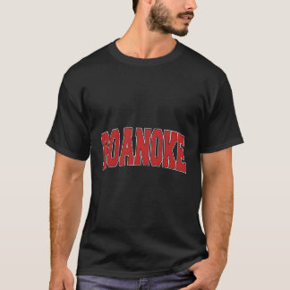 T-shirt Roanoke Va Virginia Style Varsity Sports américain